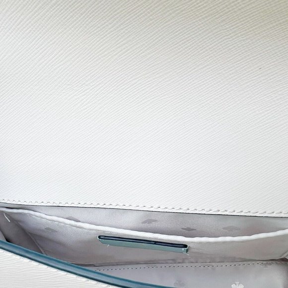 Kate Spade Convertible Crossbody Poolside Blue White - Picture 7 of 7